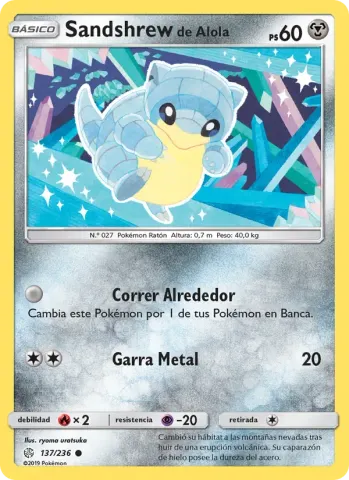 Sandshrew de Alola · 137