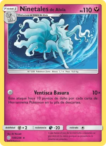 Ninetales de Alola · 145