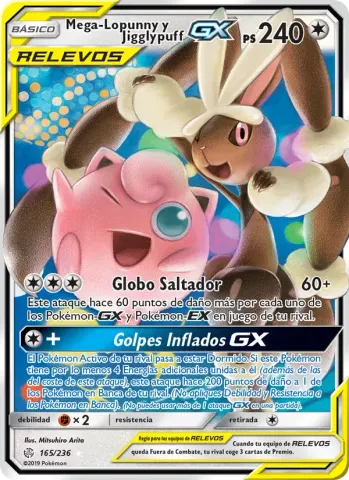 Mega-Lopunny y Jigglypuff GX · 165