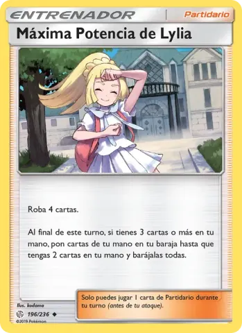 Máxima Potencia de Lylia · 196