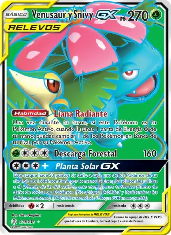 Venusaur y Snivy GX · 210
