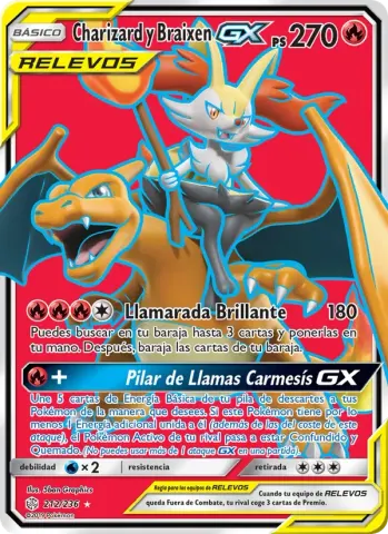 Charizard y Braixen GX · 212