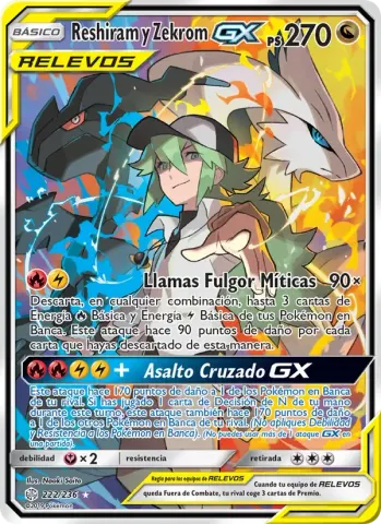 Reshiram y Zekrom GX · 222