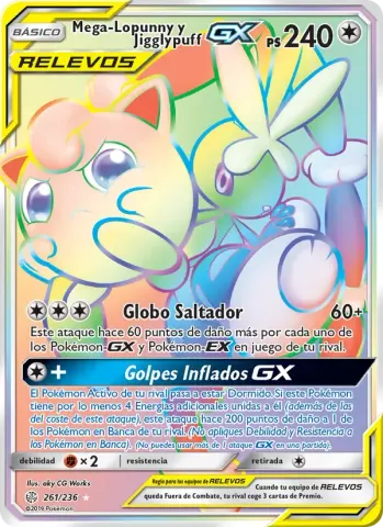 Mega-Lopunny y Jigglypuff GX · 261