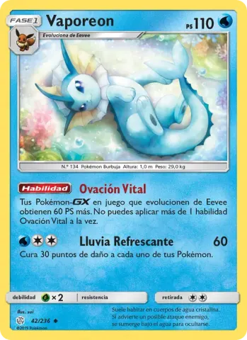Vaporeon · 42