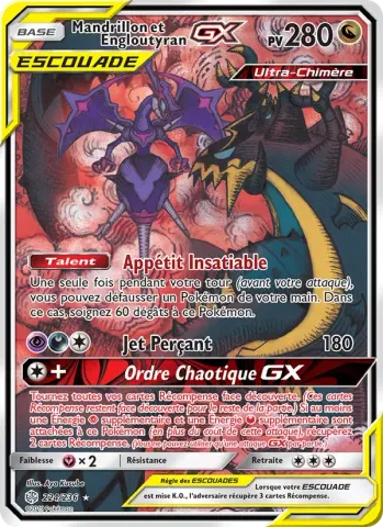 Mandrillon et Engloutyran GX · 224