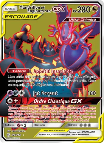Mandrillon et Engloutyran GX · 223