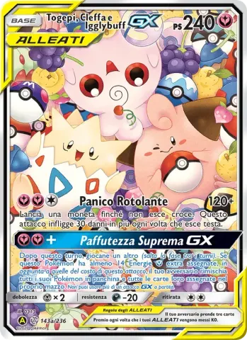 Togepi, Cleffa e Igglybuff GX · 143