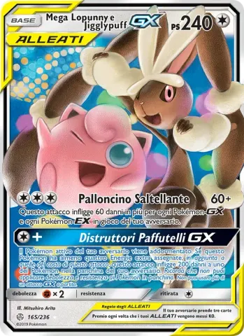 Mega Lopunny e Jigglypuff GX · 165