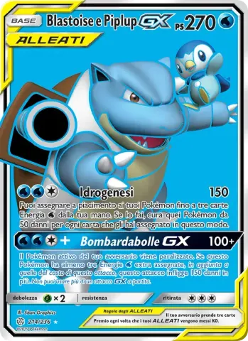 Blastoise e Piplup GX · 214
