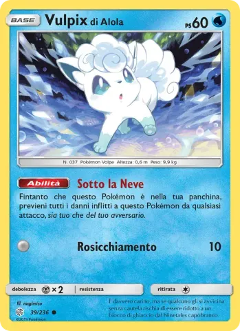 Vulpix di Alola · 39