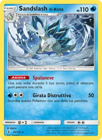 Sandslash di Alola · 20