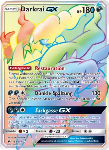 Darkrai GX · 158