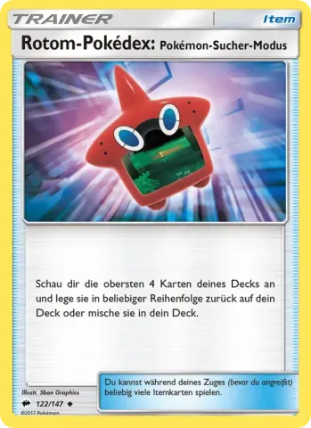 Rotom-Pokédex: Pokémon-Sucher-Modus · 122