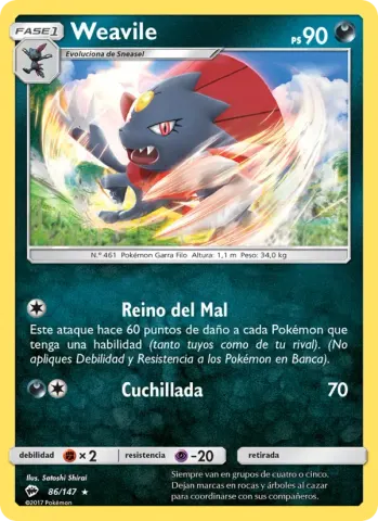 Weavile · 86