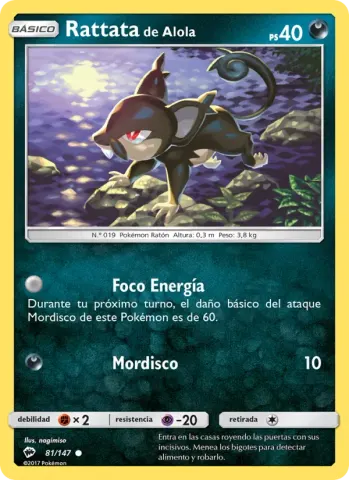 Rattata de Alola · 81