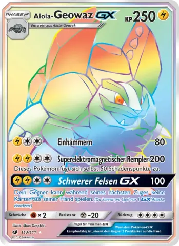 Alola-Geowaz GX · 113