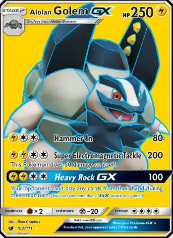 Alolan Golem GX · 102