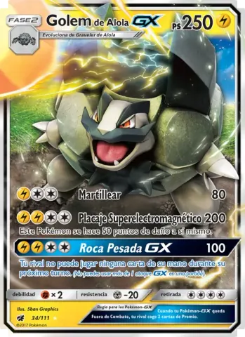 Golem de Alola GX · 34