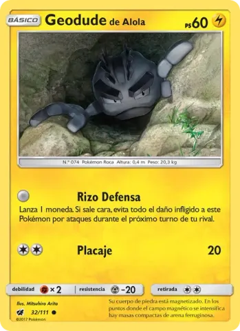 Geodude de Alola · 32