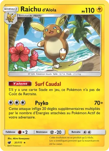 Raichu d’Alola · 31