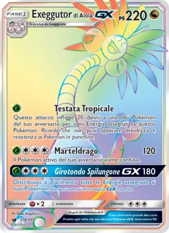 Exeggutor di Alola GX · 118