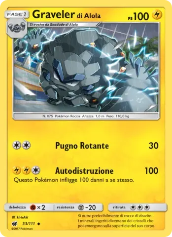 Graveler di Alola · 33
