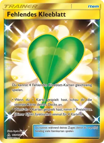 Fehlendes Kleeblatt · 168