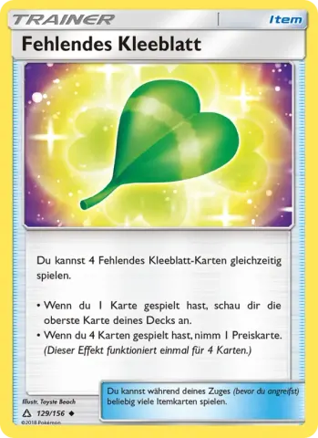 Fehlendes Kleeblatt · 129