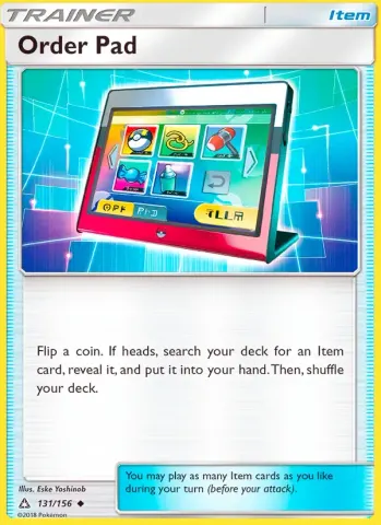 Order Pad · 131