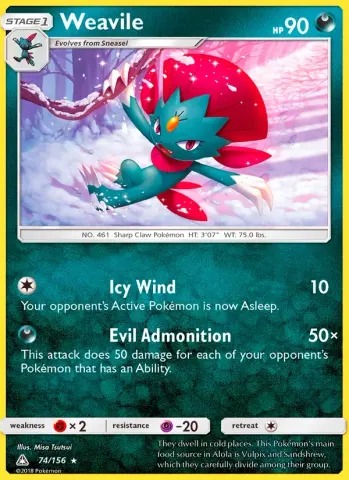 Weavile · 74
