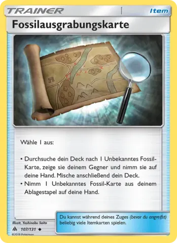 Fossilausgrabungskarte · 107