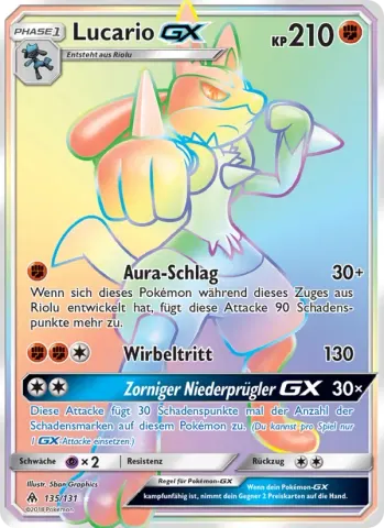 Lucario GX · 135