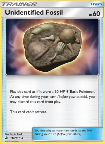 Unidentified Fossil · 116