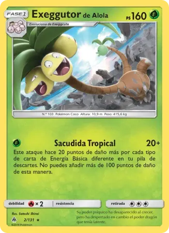 Exeggutor de Alola · 2