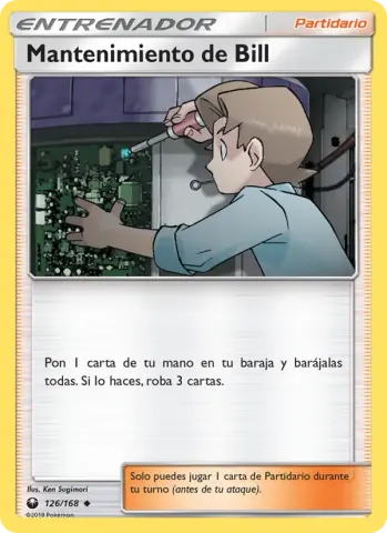 Mantenimiento de Bill · 126