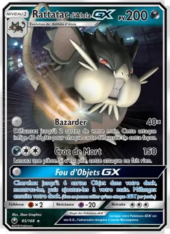 Rattatac d’Alola GX · 85
