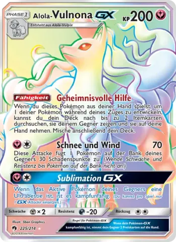 Alola Vulnona GX · 225