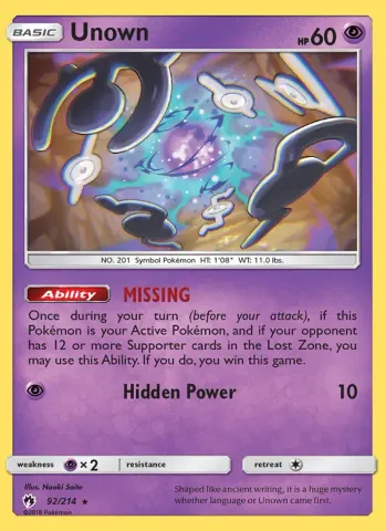 Unown · 92