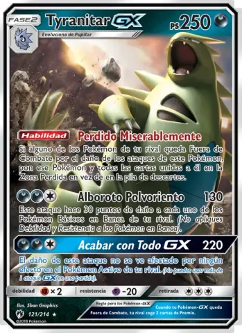 Tyranitar GX · 121