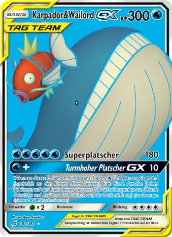 Karpador & Wailord GX · 160