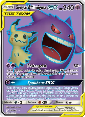 Gengar & Mimigma GX · 164