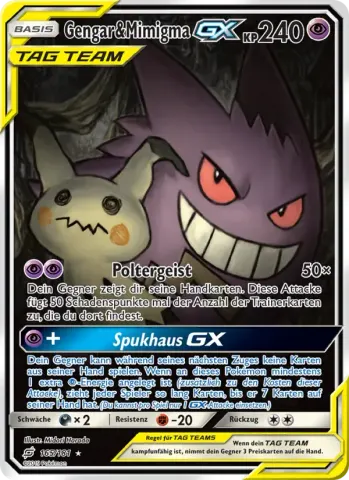 Gengar & Mimigma GX · 165