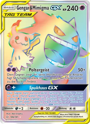 Gengar & Mimigma GX · 186