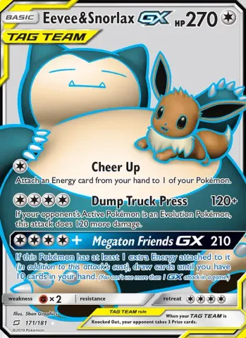 Eevee & Snorlax GX · 171