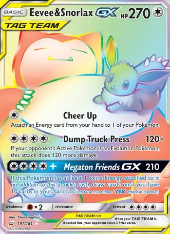 Eevee & Snorlax GX · 191