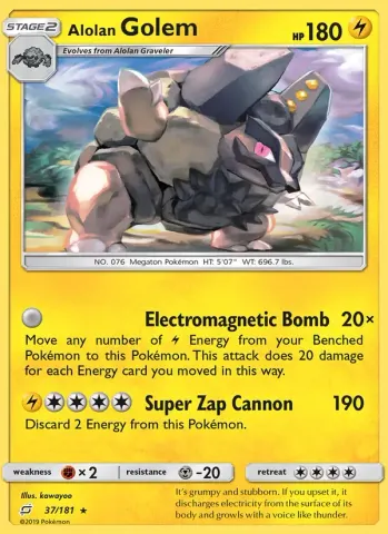 Alolan Golem · 37