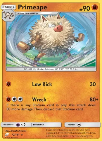 Primeape · 72