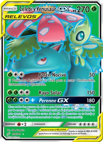 Celebi y Venusaur GX · 159