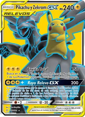 Pikachu y Zekrom GX · 162
